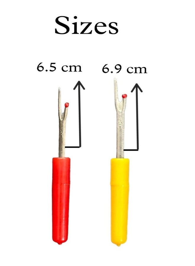 ZENITH Seam Ripper, Stitch Unpicker and Opener Sewing Tool, Thread Cutter for Sewing Activities, Art & Craft, Sewing Ripper Pack (10 Needle Threader + 2 Small Seam Ripper) - Image 5